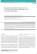 Cover page: Nanoparticle-mediated Delivery of IL-2 To T Follicular Helper Cells Protects BDF1 Mice from Lupus-like Disease.