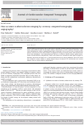 Cover page: How accurate is atherosclerosis imaging by coronary computed tomography angiography?