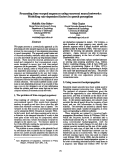 Cover page: Processing Time-warped Sequences Using Recurrent Neural Networks: Modelling Rate-dependent Factors in Speech Perception