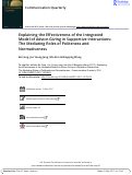 Cover page: Explaining the Effectiveness of the Integrated Model of Advice-Giving in Supportive Interactions: The Mediating Roles of Politeness and Normativeness