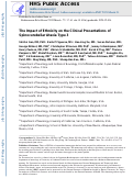 Cover page: The impact of ethnicity on the clinical presentations of spinocerebellar ataxia type 3.