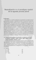 Cover page: Neutralización en el paradigma español de la segunda persona plural