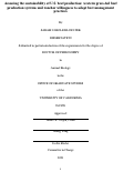 Cover page: Assessing the sustainability of U.S. beef production: western grass-fed beef production systems and rancher willingness to adopt best management practices