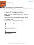 Cover page: Trends in hydrocodone combination product exposures reported to California Poison Control System (CPCS) following DEA rescheduling