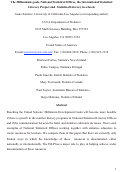 Cover page: The Millennium goals, National Statistical Offices, the International Statistical Literacy Project and Statistical Literacy in schools