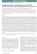 Cover page: Bioclimatic velocity: the pace of species exposure to climate change