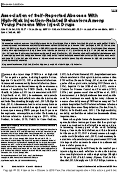 Cover page: Association of Self-Reported Abscess With High-Risk Injection-Related Behaviors Among Young Persons Who Inject Drugs.