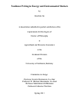 Cover page: Nonlinear Pricing in Energy and Environmental Markets