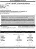 Cover page: Tubelight Adrenals in Diabetic Ketoacidosis