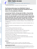 Cover page: The Pharmacist Discharge Care (PHARM-DC) study: A multicenter RCT of pharmacist-directed transitional care to reduce post-hospitalization utilization