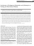 Cover page: Involvement of Endogenous Enkephalins and β-Endorphin in Feeding and Diet-Induced Obesity