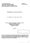 Cover page: INSTRUMENTATION FOR A RADON RESEARCH HOUSE