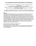 Cover page: Ga-66: a standard for high-energy calibration of Ge detectors