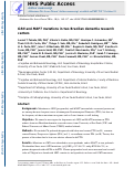 Cover page: GRN and MAPT Mutations in 2 Frontotemporal Dementia Research Centers in Brazil