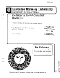 Cover page: A SURVEY STUDY OF RESIDENTIAL RADON LEVELS