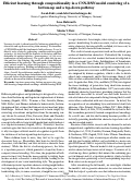 Cover page: Efficient learning through compositionality in a CNN-RNN model consisting of a bottom-up and a top-down pathway