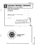 Cover page: Overview of the DOE-2 Building Energy Analysis Program, Version 2.1D