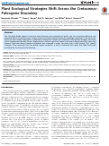 Cover page: Plant Ecological Strategies Shift Across the Cretaceous–Paleogene Boundary