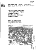 Cover page: Exploratory Fuel-Cell Research: I. Direct-Hydrocarbon Polymer-Electrolyte Fuel Cell; II. Mathematical Modeling of Fuel-Cell Cathodes