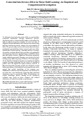 Cover page: Contextual Interference Effect in Motor Skill Learning: An Empirical andComputational Investigation