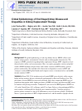 Cover page: Global Epidemiology of End-Stage Kidney Disease and Disparities in Kidney Replacement Therapy