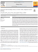 Cover page: Long term load forecasting accuracy in electric utility integrated resource planning