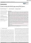 Cover page: Genetic testing and eHealth usage among Deaf women.