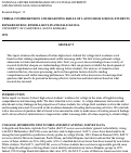 Cover page of Verbal Comprehension and Reasoning Skills of Latino High School Students