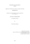 Cover page: Applications of Hierarchical Bayesian Cognitive Modeling