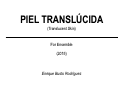 Cover page: Piel Translúcida