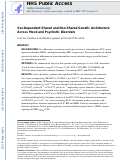 Cover page: Sex-Dependent Shared and Nonshared Genetic Architecture Across Mood and Psychotic Disorders.