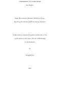 Cover page: Limit Theorems for Random Walk Local Time, Bootstrap Percolation and Permutation Statistics