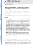 Cover page: Detection of second primary lung cancers on surveillance imaging following stereotactic ablative radiotherapy for non-small cell lung cancer