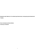 Cover page: Neoliberal Labor Relations in Two Small Open Democracies: Contemporary New Zealand and Uruguay