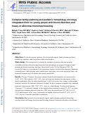 Cover page: Complex family planning and pediatric hematology oncology integrated clinic for young people with blood disorders and heavy or abnormal menstrual bleeding