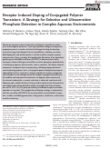 Cover page: Receptor Induced Doping of Conjugated Polymer Transistors: A Strategy for Selective and Ultrasensitive Phosphate Detection in Complex Aqueous Environments