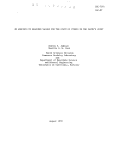 Cover page: AN ANALYSIS OF THE MEASURED VALUES FOR THE STATE OF STRESS IN THE EARTH'S CRUST