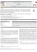 Cover page: Unusual carbapenem resistant but ceftriaxone and cefepime susceptible Klebsiella oxytoca isolated from a blood culture: Case report and whole-genome sequencing investigation