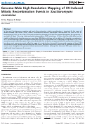 Cover page: Genome-Wide High-Resolution Mapping of UV-Induced Mitotic Recombination Events in Saccharomyces cerevisiae