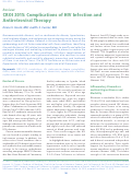 Cover page: CROI 2015: Complications of HIV Infection and Antiretroviral Therapy.