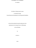 Cover page: The Effect of Interpersonal Contact on Attitudes Change Toward People with Intellectual or Developmental Disabilities