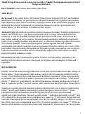 Cover page: Multi-pronged intervention to increase secondary student participation in school lunch: Design and rationale.