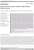 Cover page: Bayesian selective response‐adaptive design using the historical control