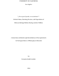 Cover page: “¿Crees que él pueda, con su autismo?”: Cultural Values, Parenting Practices, and Expectations of Mexican Heritage Mothers Raising Autistic Children