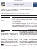 Cover page: Socioeconomic factors may contribute to neoadjuvant chemotherapy use in metastatic epithelial ovarian carcinoma