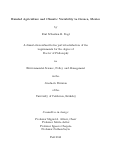 Cover page: Rainfed Agriculture and Climatic Variability in Oaxaca, Mexico