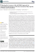 Cover page: Evaluating the Accuracy of the QCEIMS Approach for Computational Prediction of Electron Ionization Mass Spectra of Purines and Pyrimidines