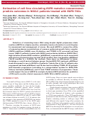 Cover page: Estimation of cell-free circulating EGFR mutation concentration predicts outcomes in NSCLC patients treated with EGFR-TKIs