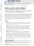 Cover page: Metabolic osteoarthritis – relation of diabetes and cardiovascular disease with knee osteoarthritis