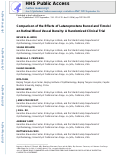 Cover page: Comparison of the Effects of Latanoprostene Bunod and Timolol on Retinal Blood Vessel Density: A Randomized Clinical Trial